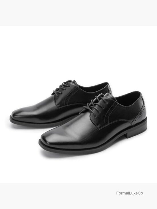 Square Toe Oxford Dress Shoes Men\'s Formal Business Lace Up main image 6